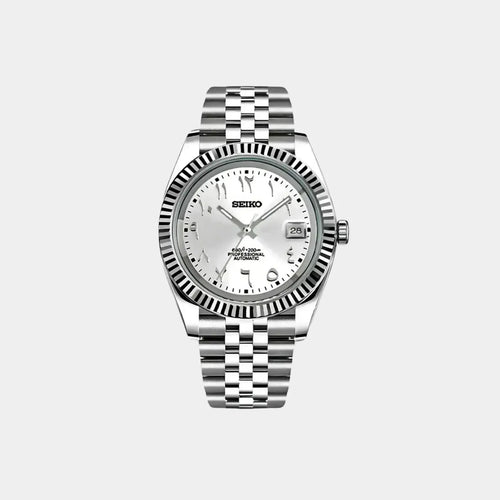 Montre Seiko mod Arabic Argentée Ma boutique
