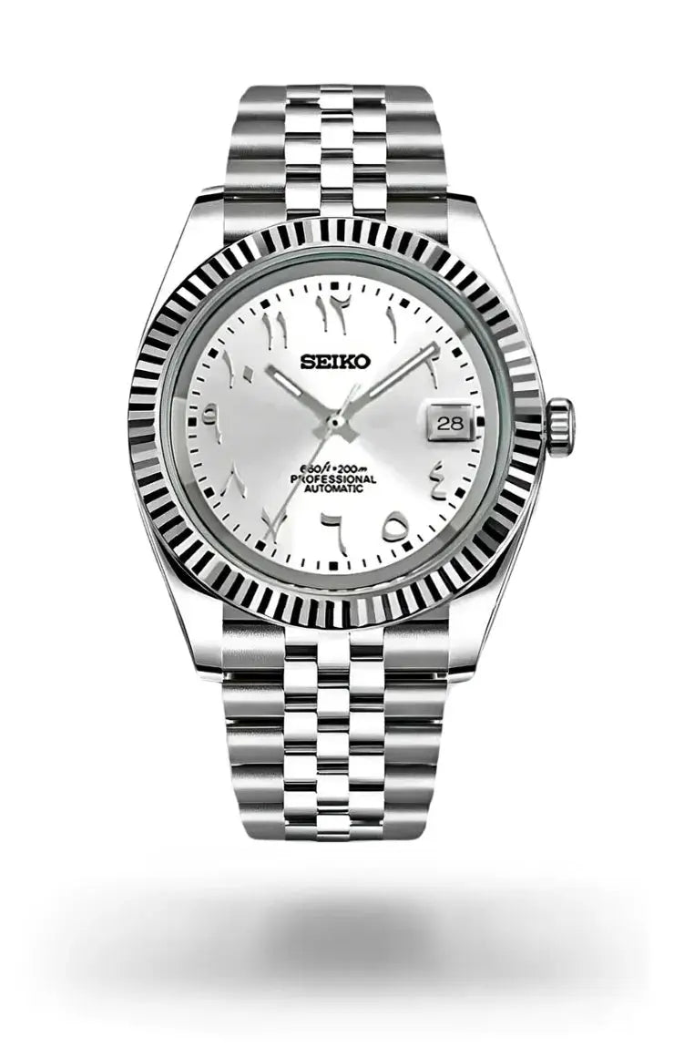 Montre Seiko mod Arabic Argentée Ma boutique