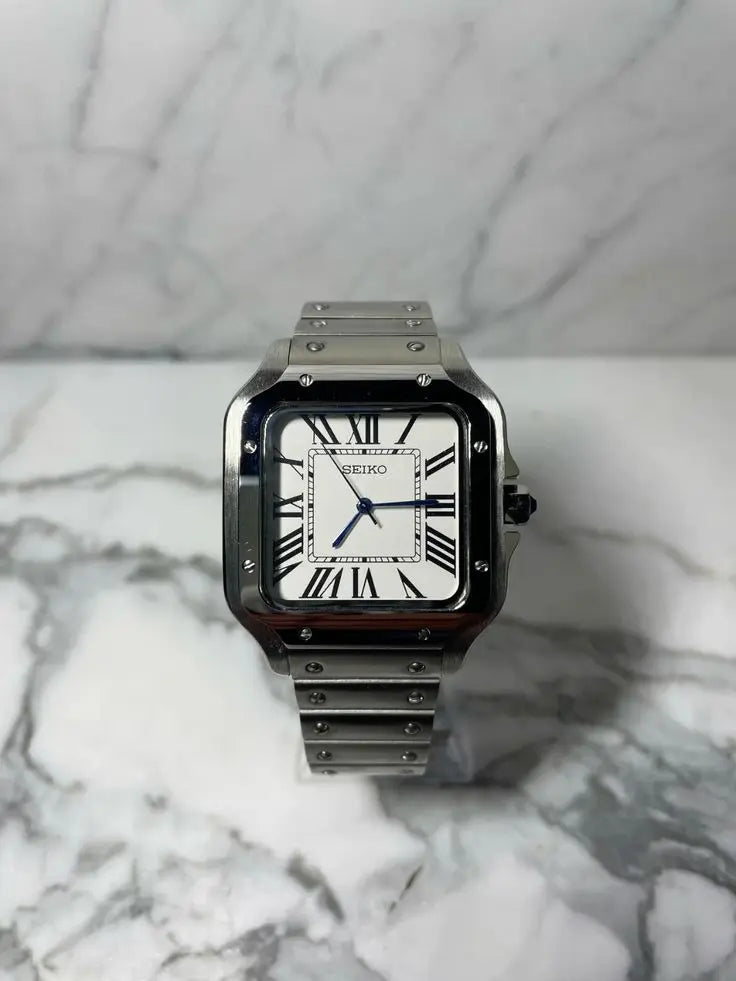 Montre Seiko mod Santos Blanche Ma boutique